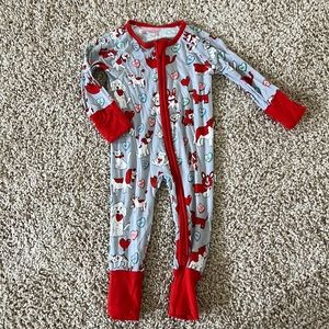 Little Sleepies Furever Valentines Romper, 3m